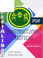 Especialidad en Construcciones Rusticas