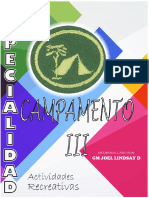 Especialidad en Campamento III Actualizada