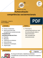 Autoavaliação: Competências Socioemocionais: Projeto de Vida