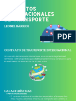 Contratos de Transporte Internacional Mexico Con El Resto Del Mundo