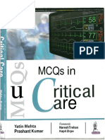 MCQs in Critical Care (Yatin Mehta, Prashant Kumar) 2018