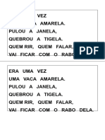 A Vaca Amarela - Fatiada e Exercícios