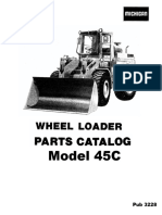 Clark 45C Wheel Loader 473b-473c-485a-459b-459c-4240a Book 3228early Parts