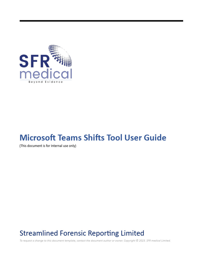 microsoft teams shifts user guide pdf