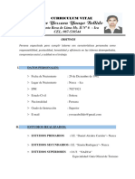 CURRICULUM VITAE Ambar Yossara Yauyo Bellido