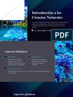 Fundamento Teórico de Ciencias Naturales. Aspectos - Biológico Químico y Físico.