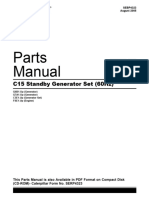 C-15 Parts Manual SEBP3450 FSE1 and Up