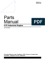 C-15 Parts Manual SEBP3815-11 JRE1 and Up