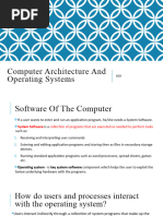 Computer Architecture OS 2