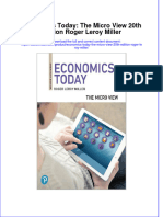 Free download Economics Today The Micro View 20Th Edition Roger Leroy Miller full chapter pdf epub