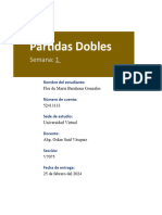 S1 - Tarea 1.2 Partidas Dobles