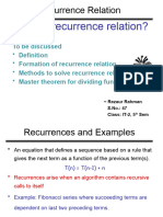 (ppt on recurrence relation)