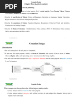 Chapter 2 - Lexical Analysis