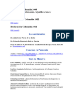 Declaración Colombia 2003 Https