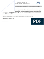 Município de Cotia/Sp Concurso Público - Edital #01/2024