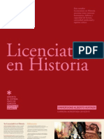 LICENCIATURA EN HISTORIA 2012 - UAH