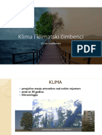 Klima I Klimatski Čimbenici