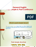 General English Past Simple & Past Continuous