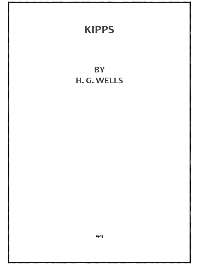 The Making of Kipps: A Novel Overview | PDF