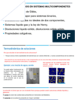 Clase 6. Soluciones. EQUILIBRIOS EN SISTEMAS MULTICOMPONENETES