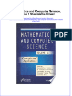 Free download Mathematics And Computer Science Volume 1 Sharmistha Ghosh full chapter pdf epub