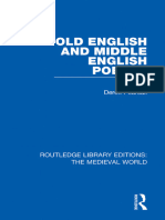 Old English and Middle English Poetry (Derek Pearsall) (Z-Library)