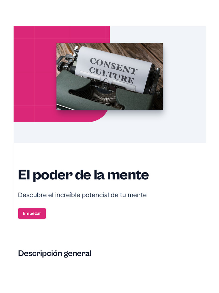 Potencial de la mente: transforma tu vida | PDF | Mente | Pensamiento