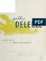 Essays Critical and Clinical - Deleuze, Gilles - 1997 - Minneapolis - University of Minnesota Press - 9780816625697 - Anna's Archive