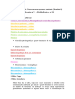 Recuperação Do Meio Ambiente