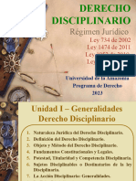 Curso Derecho Disciplinario - Unidad I - Generalidades
