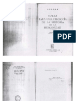 Herder (1784)- (Preámbulo a) Ideas Para Una Filosofia de La Historia de La Humanidad BIS