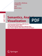 Semantics, Analytics, Visualization 3rd International Workshop 2017