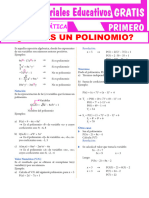 Polinomio - 1ero Secundaria