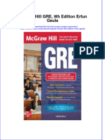 Free Download Mcgraw Hill Gre 9Th Edition Erfun Geula Full Chapter PDF