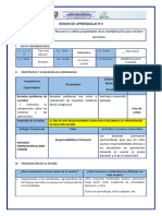 SESIÓN DE APRENDIZAJE Aritmwtica