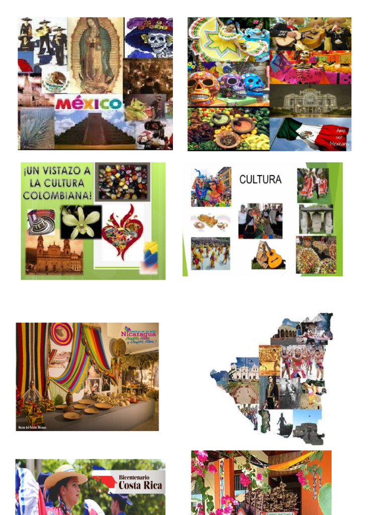 culturas de los paises de centro america y mas | PDF