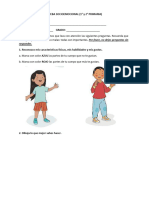 Prueba Socioemocional 1 y 2 PRIMARIA