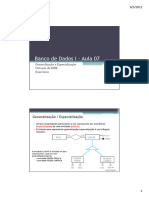 Aula 07 - Generalização e Especialização, Notação Do DER, Exercícios