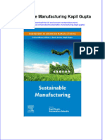 Free Download Sustainable Manufacturing Kapil Gupta Full Chapter PDF