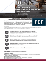 ADMINISTRACIÓN DE EMPRESAS Validacion de Conocimientos