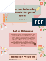 Pengertian, Tujuan Dan Karakteristik Syariat Islam