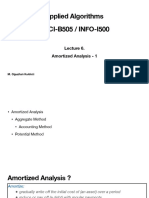 B505 Lec.6 AmortizedAnalysis I