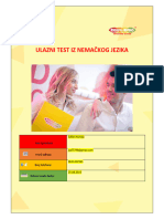 Online Ulazni Test - Nemački