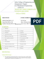 OPTICAL MICROSCOPY AND COORDINATE MEASURING MACHINE