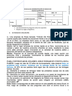 Examen - Sustitutorio Gestión - Procesos.