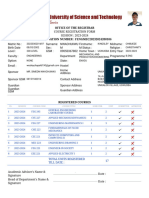 200l First Semester Course Registration