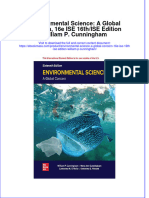 Free Download Environmental Science A Global Concern 16E Ise 16Th Ise Edition William P Cunningham Full Chapter PDF