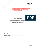Ans-Gr.12 Final Math Worksheet (2nd Semsterexam)
