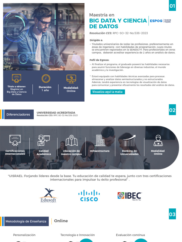 Brochure Oferta Academica Maestrias - Big Data y Ciencia de Datos | PDF ...