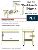 Simple Workbench Plans